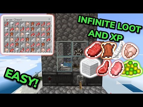 EASY 1.21 AFK PASSIVE MOB FARM TUTORIAL in Minecraft Bedrock (MCPE/Xbox/PS4/Nintendo Switch/PC)