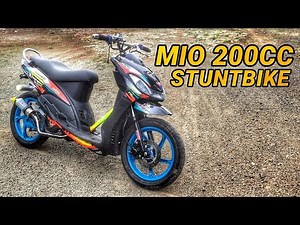REVIEW MIO 200CC STUNTBIKE PAPUA STUNTRIDER