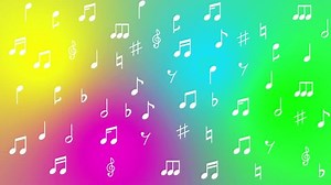 Background Rainbow Colored Animation Musical Note Stock Footage Video (100% Royalty-free) 3398823429 | Shutterstock