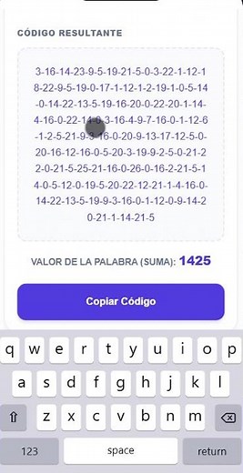 A1Z26 A=1, B=2, C=3 Código Numeros a Letras