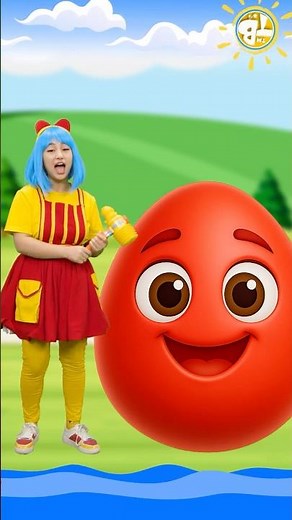 Big Red Surprise Egg 🥚 #tigiboo #shorts