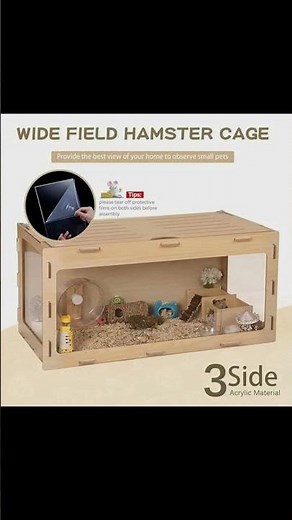 COZIWOW Wooden Hamster Cage Overview