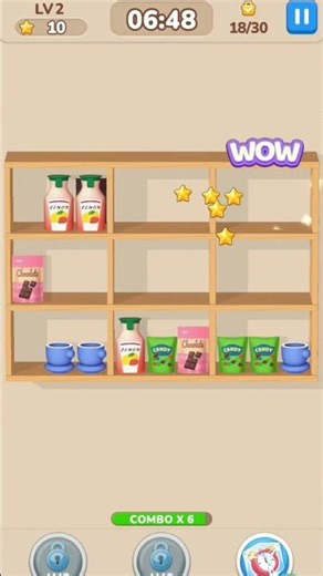 Item Sort Level 2 — Satisfying Gameplay #shorts