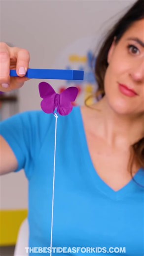 Floating Butterfly Science Experiment for Kids
