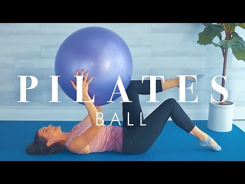 Pilates Stability Ball Workout for Beginners & Seniors