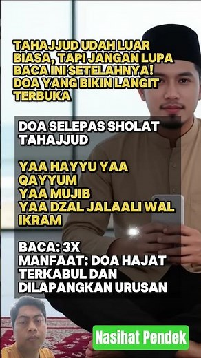 Banyak yang Belum Tahu! Doa yang Dianjurkan Setelah Sholat Tahajud 🤲🌙🇬🇧 Many Don't Know This! A