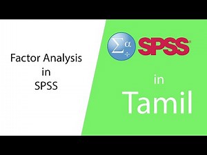 Factor Analysis in SPSS