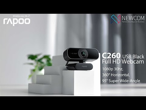Rapoo C260 Budget Full HD Webcam Unboxing & Review