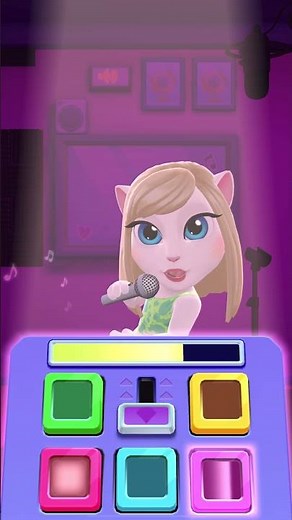 sing, dance & shine! #TalkingAngela #MyTalkingAngela2 #singing #dancing