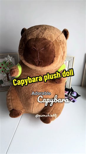Capybara Plush Doll Review: A Surprisingly Large and Soft Gift Idea