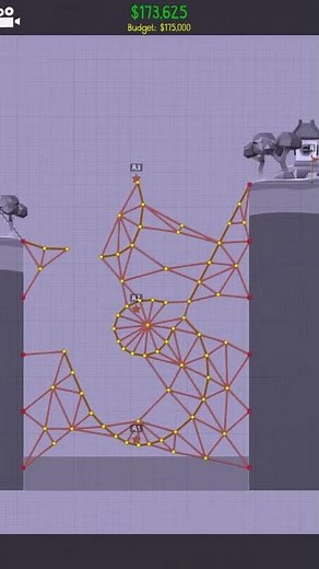 Poly Bridge 2 Level Showcase! (Challenge Level 5-12 Gettin' Loopy)