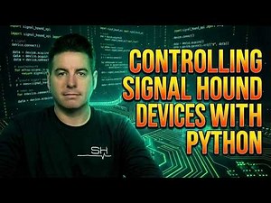 How to Control Signal Hound Devices with Python API Wrappers #wrappers #shorts #tech #python #api