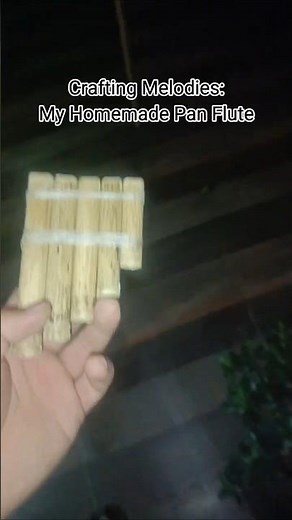 My Homemade Pan Flute : Crafting Melodies # pan flute #bamboo