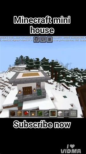 Minute Mini House Challenge #minecraft #minecraftbuild #minecrafthouse #minihouse #minecrafttutorial