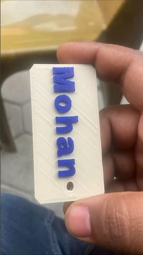 3D Printing a Custom Name Keychain