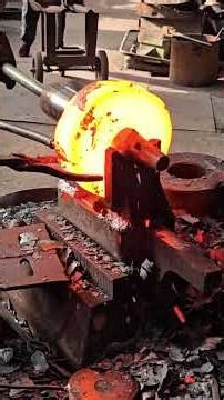 Open forging offers multiple advantages in small batch production #forging #forgedfromiron