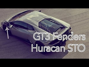 Lamborghini Huracan STO Aero Kit Part1: Forged Carbon Fiber Front Fenders Vented GT3 EVO Performante