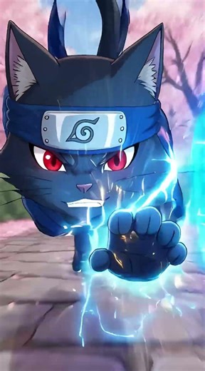 Naruto Cats Anime Fight | Rasengan vs Chidori | Epic Anime Cat Battle