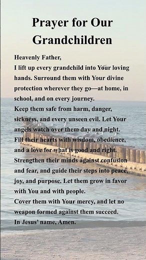 Powerful Prayer for Grandchildren Protection 🙏
