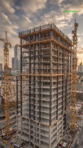 Ultra Realistic Tower Construction | AI Timelapse Video