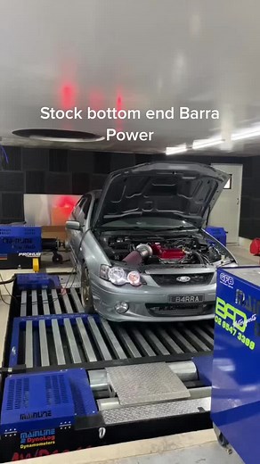Ford Barra Turbo Dyno Run and Power Skid Compilation
