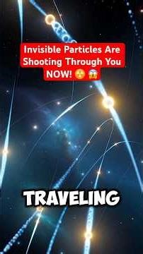 Invisible Particles Are Shooting Through You NOW! ☢️ #space #science #didyouknow #shortvideo #shorts