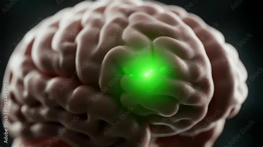 Advanced scientific research utilizing Organoid Drug Screening to visualize localized activity and potential therapeutic effects within detailed human brain models.