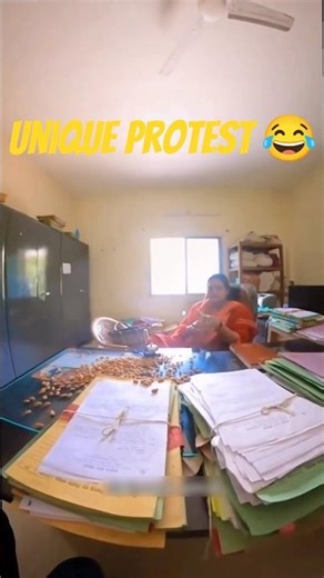 One Year, No File: Man’s Clever Almond Protest Goes Viral #shorts #almondprotest #trending #viral