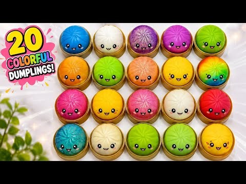 LIVE! Unboxing Squishy Dumplings 🌈 Playing With Cute & Colorful Squishies