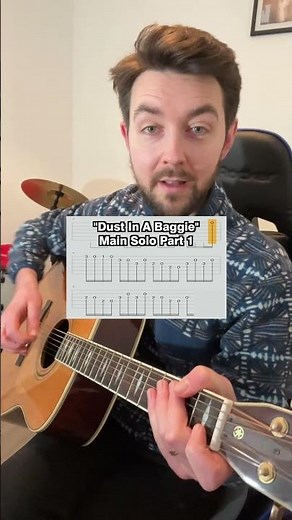 Billy Strings Guitar Lesson for “DIAB” Main Solo Part 1 with TAB #guitarsolo #billystrings #guitar