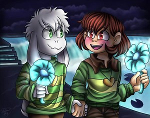 🌊 Walk Through Waterfall [ Speedpaint] 🌊 | Undertale AUs Amino