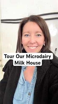 Tour our Milk House/Bulk Room on our 12 cow Microdairy #dairyprocessing #dairyfarmer #microdairy