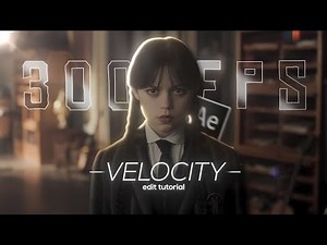 How I Created My VIRAL Smooth Velocity Edit (300 FPS Flowframes)