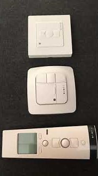 elero MultiTel 2 Handsender - Einlernen von elero Motoren mit Wandsender UniTec 868 und MonoTec 868.