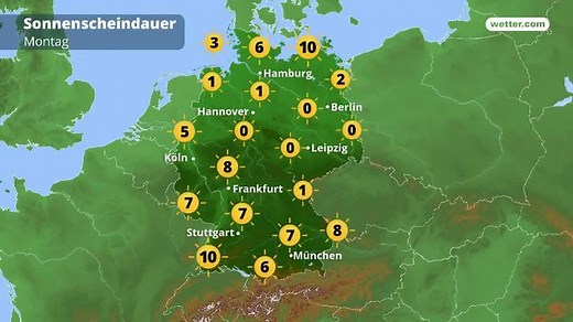 Deutschlandwetter – Wetter für heute, morgen und die Aussichten | wetter.com