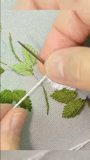 Spring Flower Wool Embroidery | Easy Design SHORT