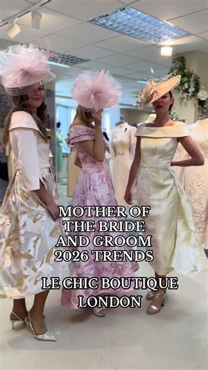 NOW IN STORE MOTHER OF THE BRIDE AND GROOM 2026 COUTURE CLUB BY ROSA CLARA COLLECTION 💞 These stunning dresses are by @Rosa Clará sizes 8-22 Find your perfect mother of the bride/ groom outfit today at Le Chic Boutique 💫🤍🥂 🛍️ Buy online or in store www.lechicboutique.co.uk 📞 Book your appointments online or call us on 020 8466 1576 📧 For any enquiries email us at info@lechicboutique.co.uk #lechicboutique #motherofthegroom #motherofthegroomdress #motherofthebride #motherofthebridedress