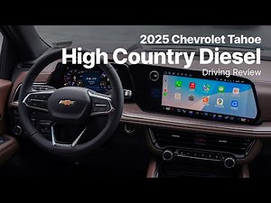2025 Chevrolet Tahoe | High Country Diesel | Driving Review