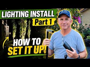 LANDSCAPE LIGHTING | DIY Installation with GARDENREET Accent and Path Lights | PART 1