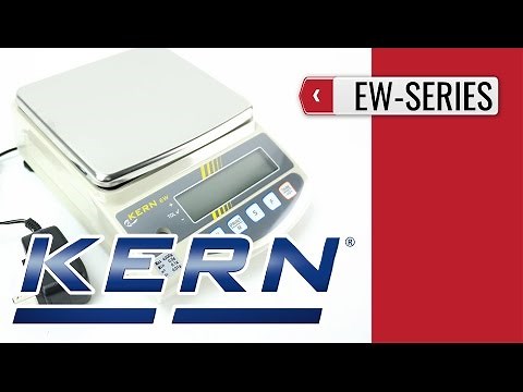 KERN EW series - Precision balance (product video presentation)