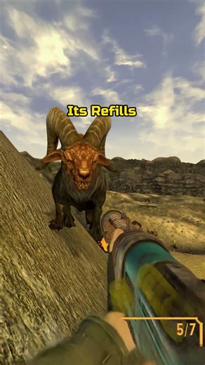 This Weapon Has INFINITE Ammo in Fallout New Vegas #fallout #newvegas #gaming #shorts