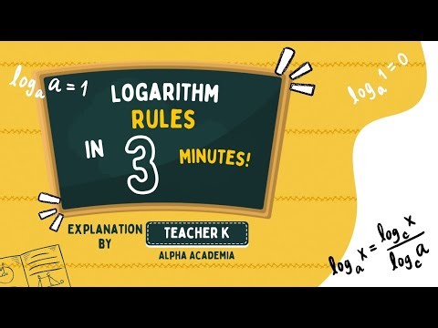 Logarithm Rules You Must Know | Grade 12 Exams