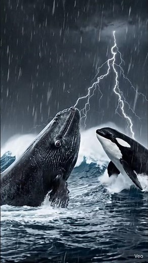 Sperm Whale vs Orca: The Ultimate Ocean Battle! 🌊💥 | Epic Wildlife Action 4K