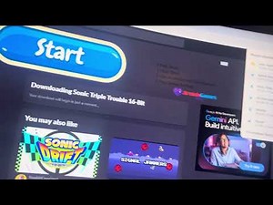 How to get sonic triple trouble 16 bit on windows