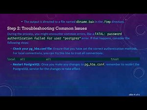 Mastering the Art of pg_dump: A Guide to Restoring Backup in PostgreSQL