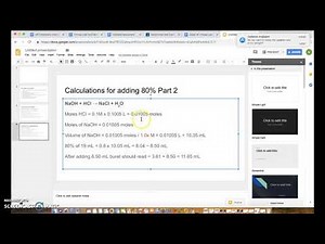 Virtual Lab Acid & Base Titration - Part 2