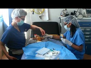 Umbilical central line Catheterization procedure