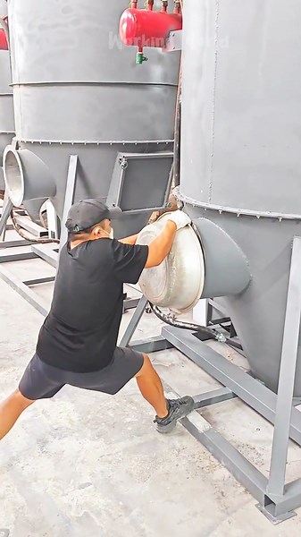 Industrial DUST COLLECTOR Hopper Access Hatch 🏭