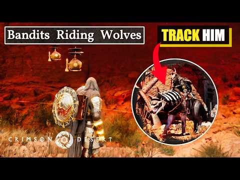 How to Track Gristle Sandfang Marauder - Bandits Riding Wolves Quest | Crimson Desert