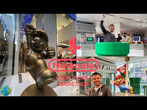 Nintendo Flagship Store New York City - Full Walkthrough at Rockefeller Center